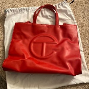 Red Telfar BIG bag!!!